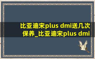 比亚迪宋plus dmi送几次保养_比亚迪宋plus dmi送几次免费保养